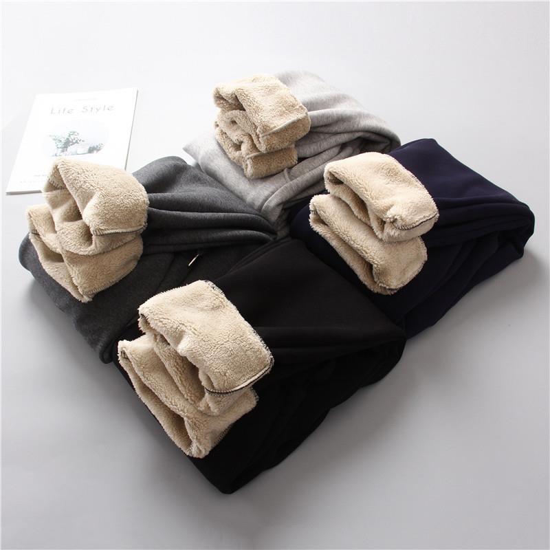Damen nan gefütterte Therm-Jogginghose mit Kordelzug, seitlichen Eingrifftaschen und schmalem Bein