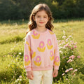 Mädchen Sweatshirt mit floralen Mustern