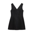Damen elegantes V-Ausschnitt Cocktailkleid aus hochwertigem Material Selmira