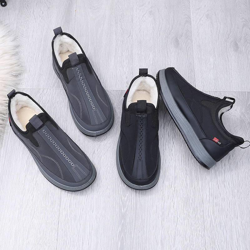 Damen Komfortable und warme Slip-On Freizeitschuhe mit Innenfutter Selmira
