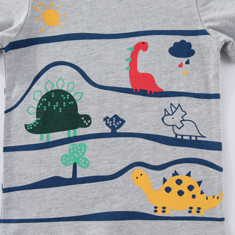 Jungen T-Shirt mit Dinosaurier-Motiv