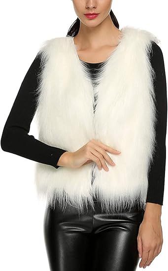 Damen Elegante Kunstpelzweste mit modernem Schnitt Selmira