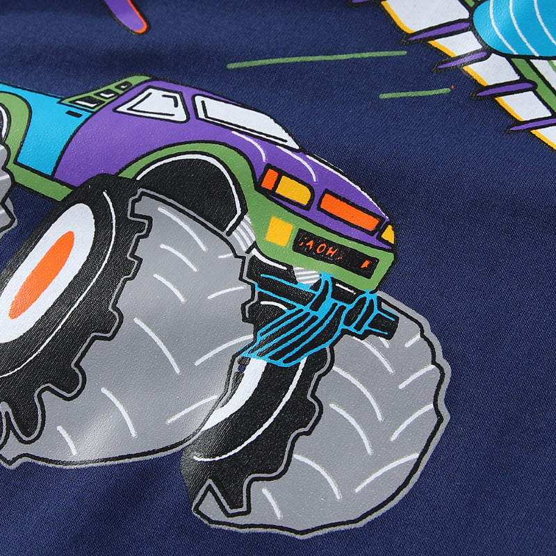 Jungen T-Shirt mit aufregendem Fahrzeug-Design