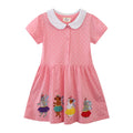 Mädchen Kleid mit süßem Tiermotiv