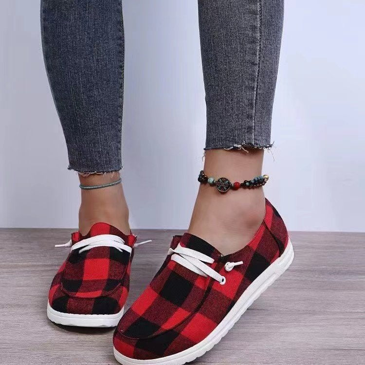 Damen Freizeit-Slip-On Schuhe mit elastischen Schnürdetails und rutschfester Sohle Selmira
