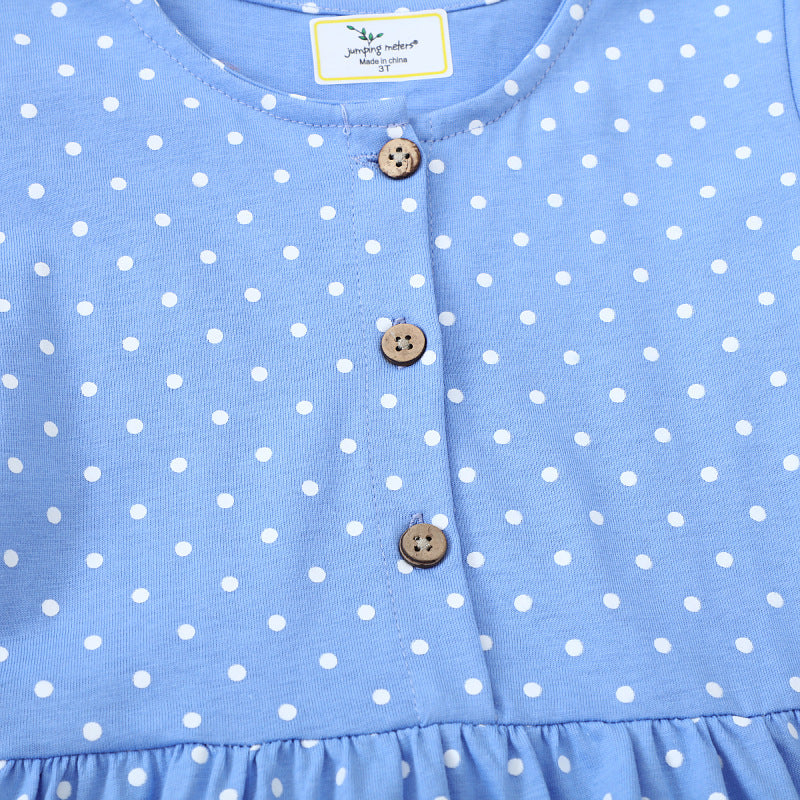 Mädchen Sommerkleid mit verspieltem Schwanenmotiv