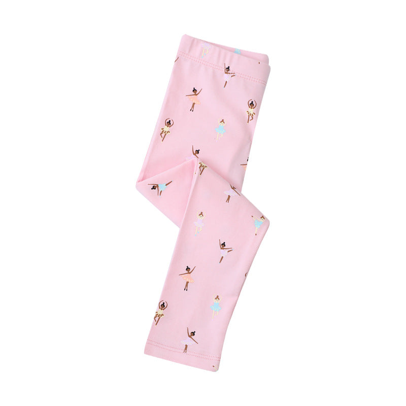 Mädchen Leggings mit bezauberndem Ballett-Motiv