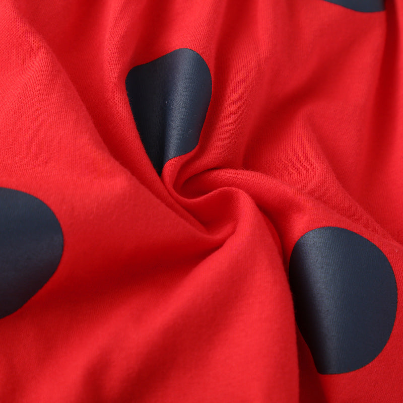 Mädchen lässiges Baumwollkleid mit Bienenmotiv