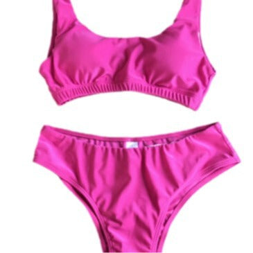 Damen Bikini-Set mit tiefem Hosenbund und breiten Trägern Selmira