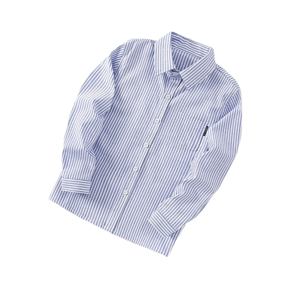 Damen elegantes gestreiftes Langarmhemd