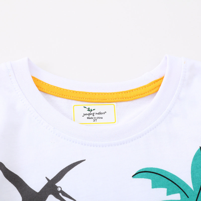 Kinder T-Shirt mit lendigem Dinosaurier-Motiv