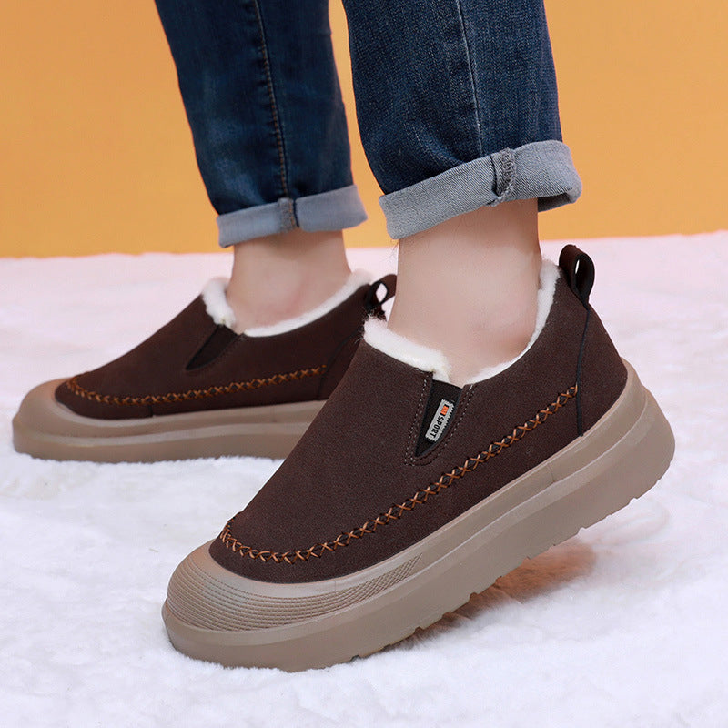 Damen Fleecegefütterte Freizeitschuhe mit rutschfester Sohle Selmira
