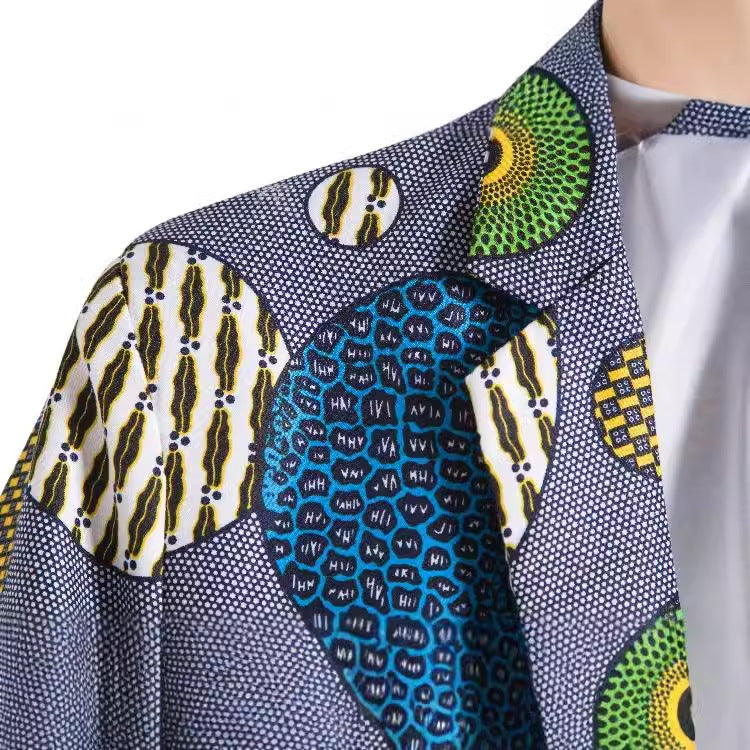 Damen Blazer im einzigartigen afrikanischen Muster mit modernem Schnitt Selmira