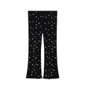 Mädchen Flared Leggings mit funkelndem Sternenmotiv