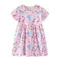 Mädchen Baumwollkleid mit verspieltem Tiermotiv