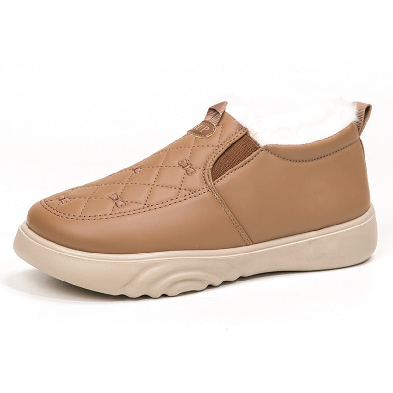 Damen Bequeme und warmgefütterte Slip-On Freizeitschuhe Selmira
