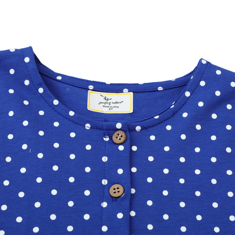 Mädchen Freizeitkleid mit niedlichem Dinosaurier-Motiv