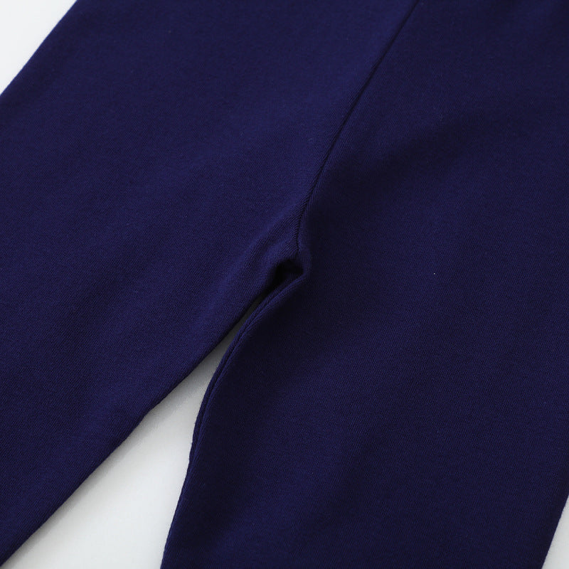 Mädchen Leggings mit floralem Stickdesign