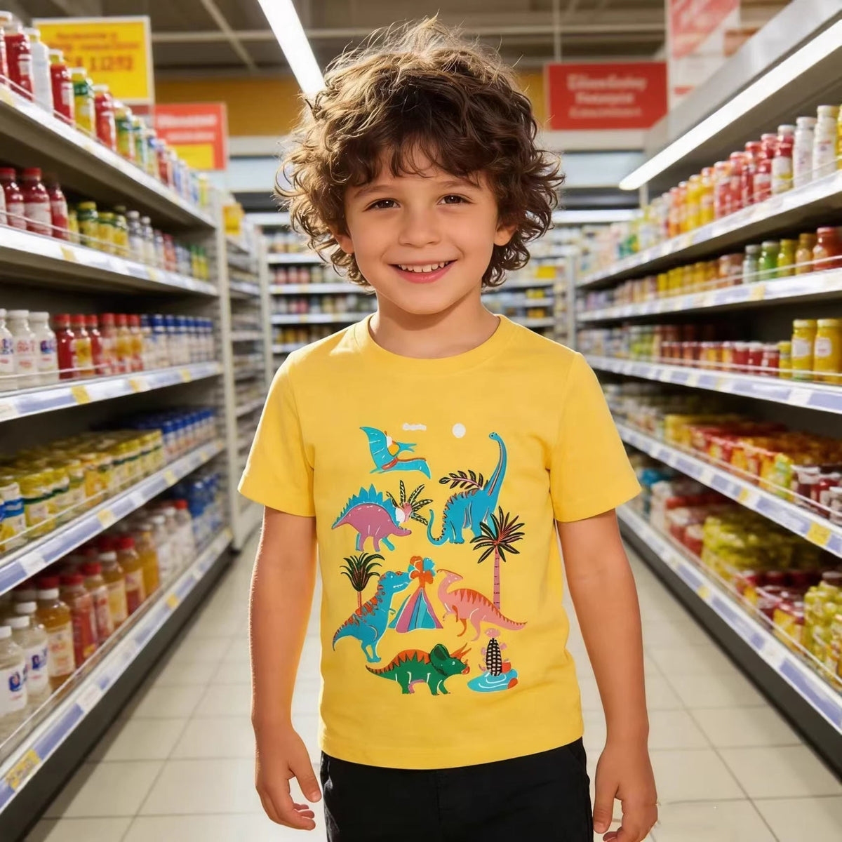 Jungen T-Shirt mit aufregendem Dinosaurier-Design