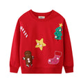 Kinder Sweatshirt mit festlichem Weihnachtsdesign
