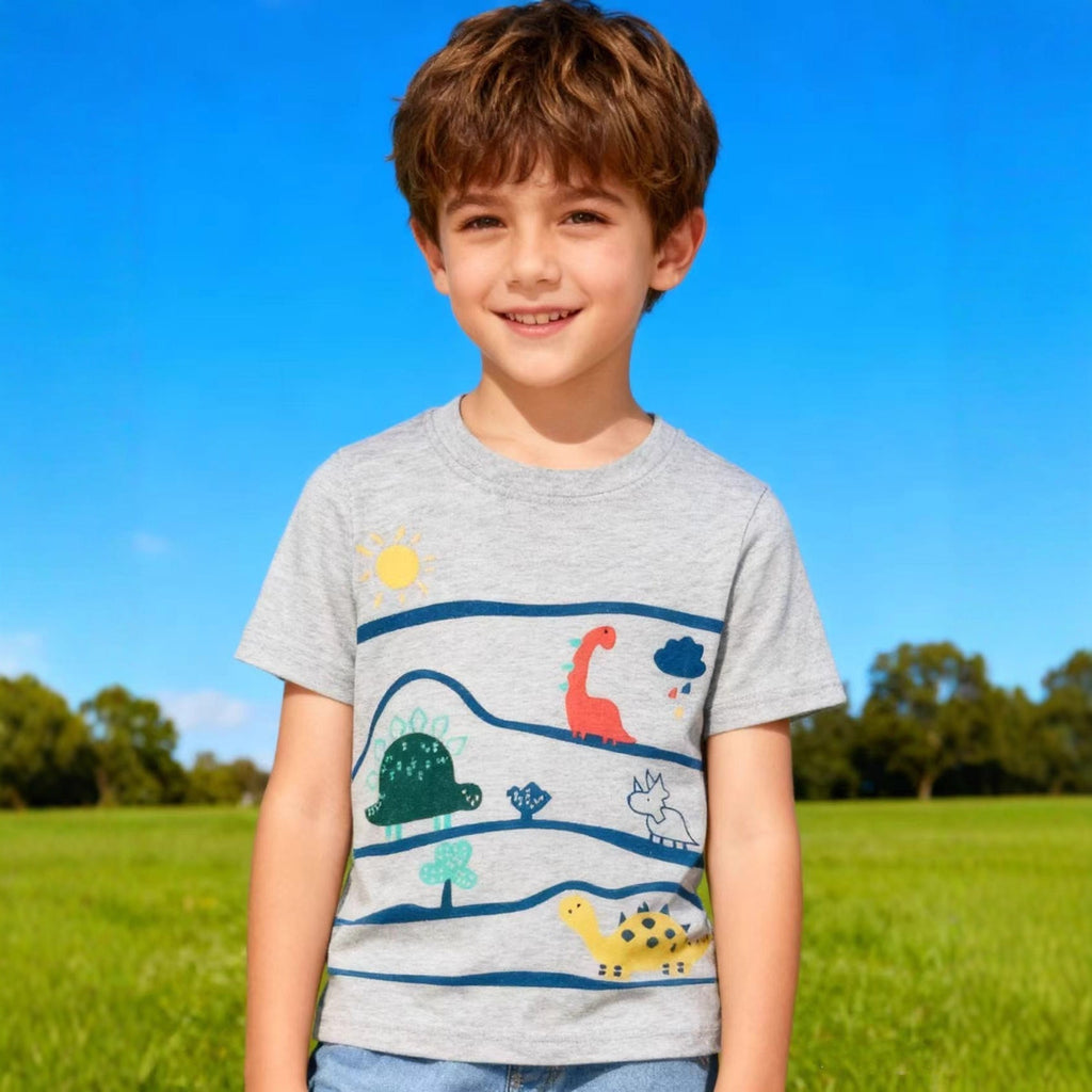 Jungen T-Shirt mit Dinosaurier-Motiv