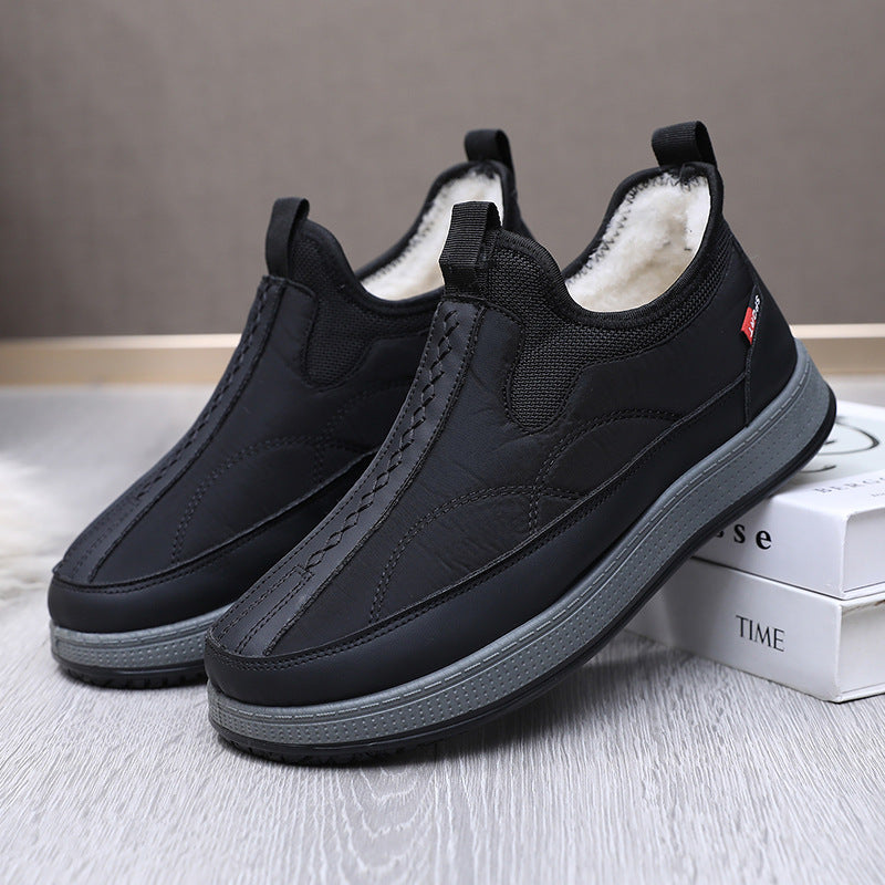 Damen Komfortable und warme Slip-On Freizeitschuhe mit Innenfutter Selmira