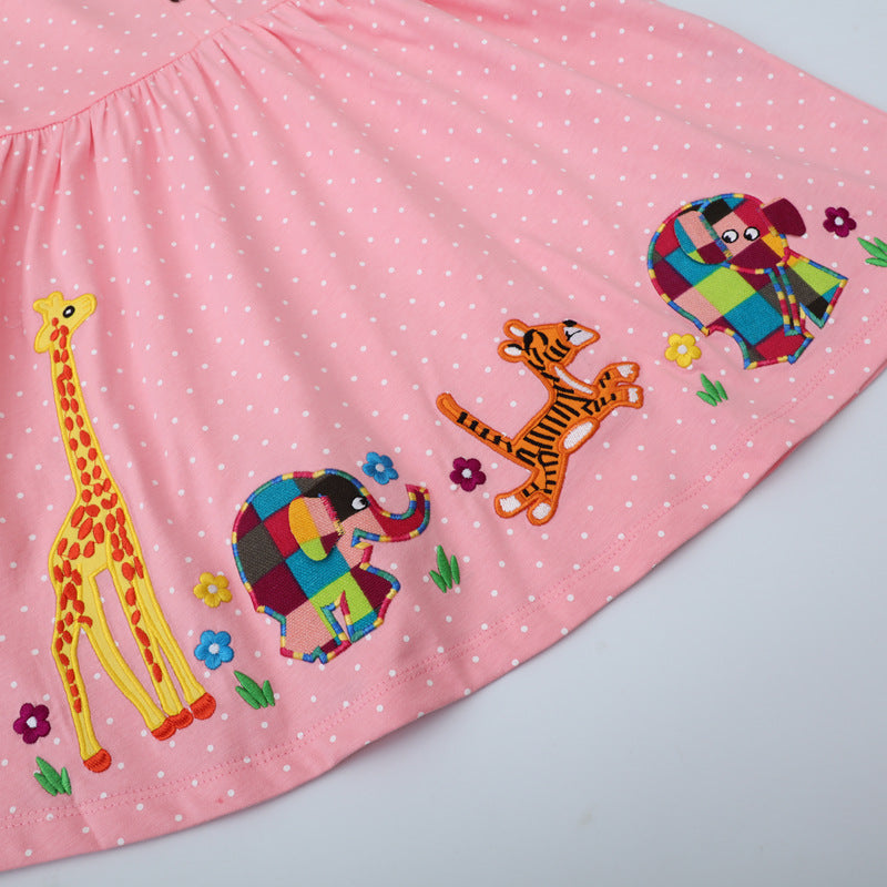 Mädchen Tiermotiv Sommerkleid