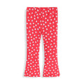 Mädchen Schlagleggings mit süßem Herzen-Print