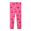 Mädchen Leggings mit fröhlichem Kirschmuster