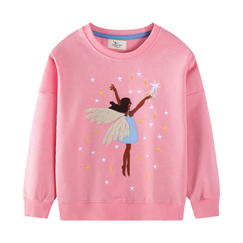 Mädchen Sweatshirt mit zauberhaftem Feen-Design