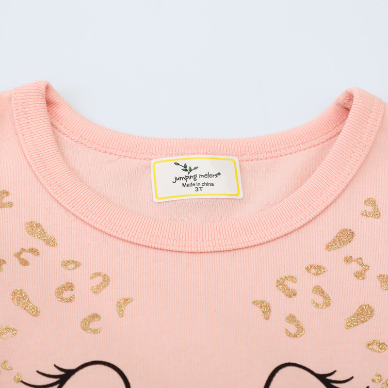 Mädchen Kleid mit Tiermotiv und Tüllunterrock