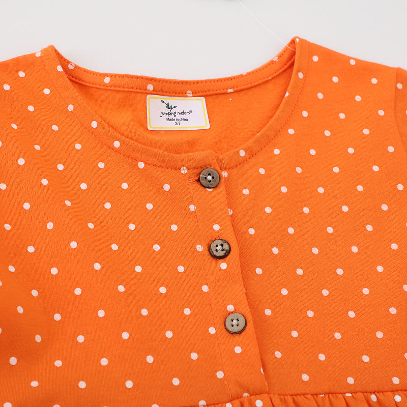 Kleines Mädchen Langarmkleid