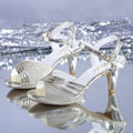 Damen Elegante Sandalen mit schimmernden Akzenten und modischem Absatz Selmira