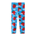 Mädchen Leggings mit fröhlichem Erdbeermotiv