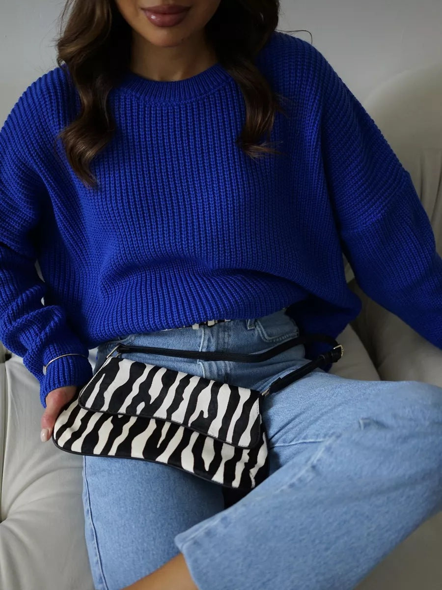 Damen nan Gürteltasche mit Zramuster, Doppelklappen-Design und verstellbarem Hüftgurt