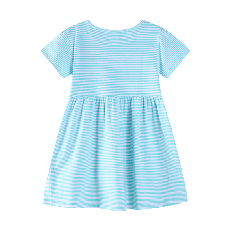 Mädchen Freizeitkleid mit tierischem Motiv
