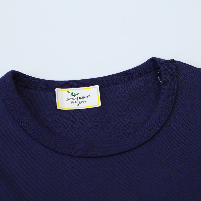 Mädchen Freizeitkleid mit originellem Dinosaurier-Stickdesign