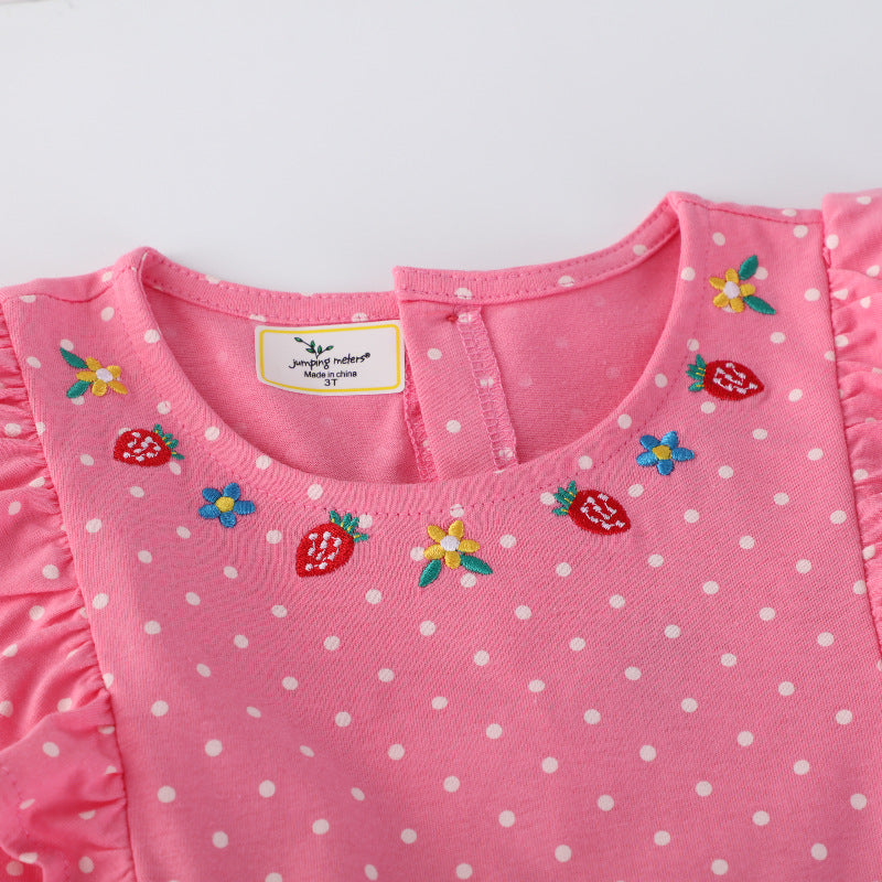 Mädchen Freizeitkleid mit zauberhaften Katzenmotiven