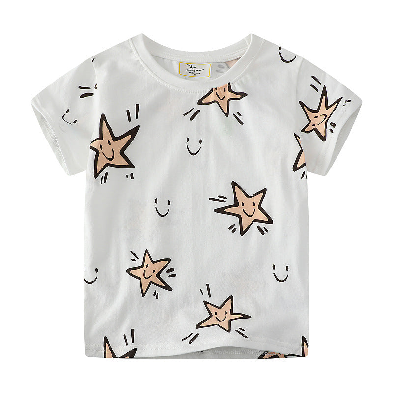 Kinder T-Shirt mit fröhlichem Sternenmuster