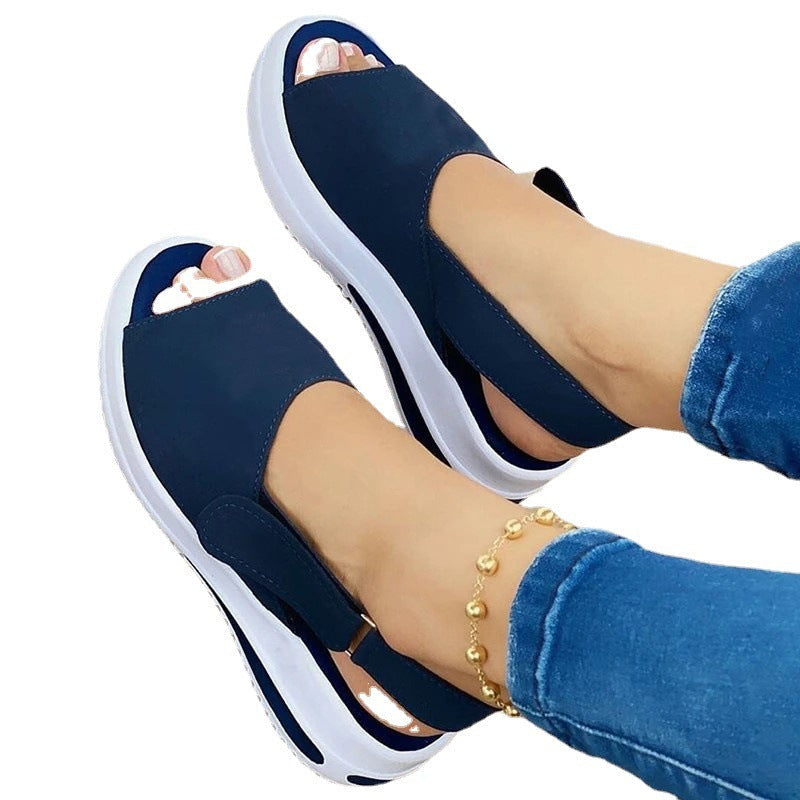 Damen Bunte Sandalen mit elastischer Ferse Selmira