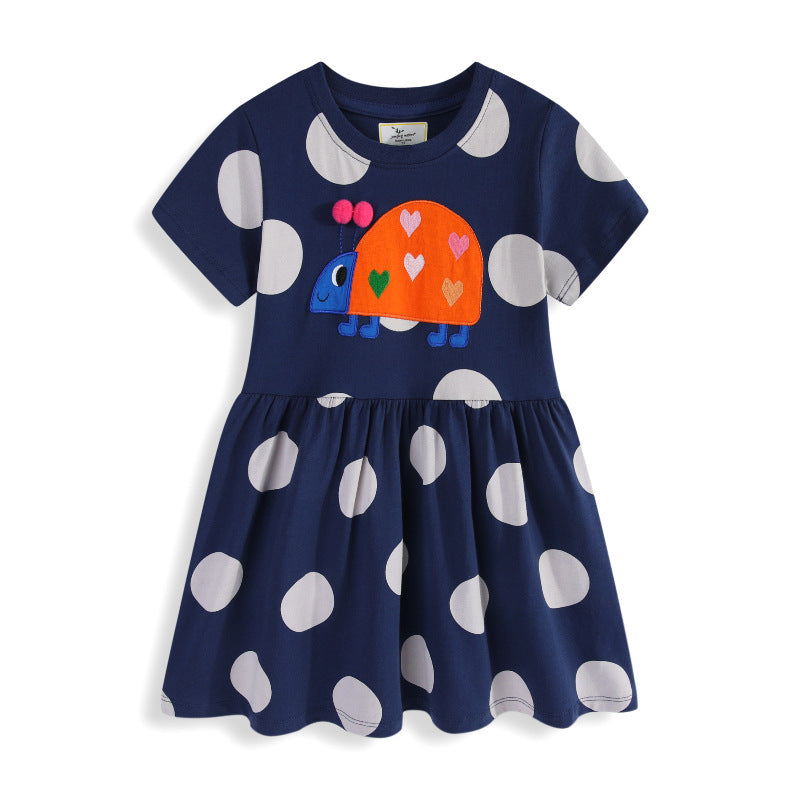 Mädchen Tüllkleid mit niedlichem Tiermotiv