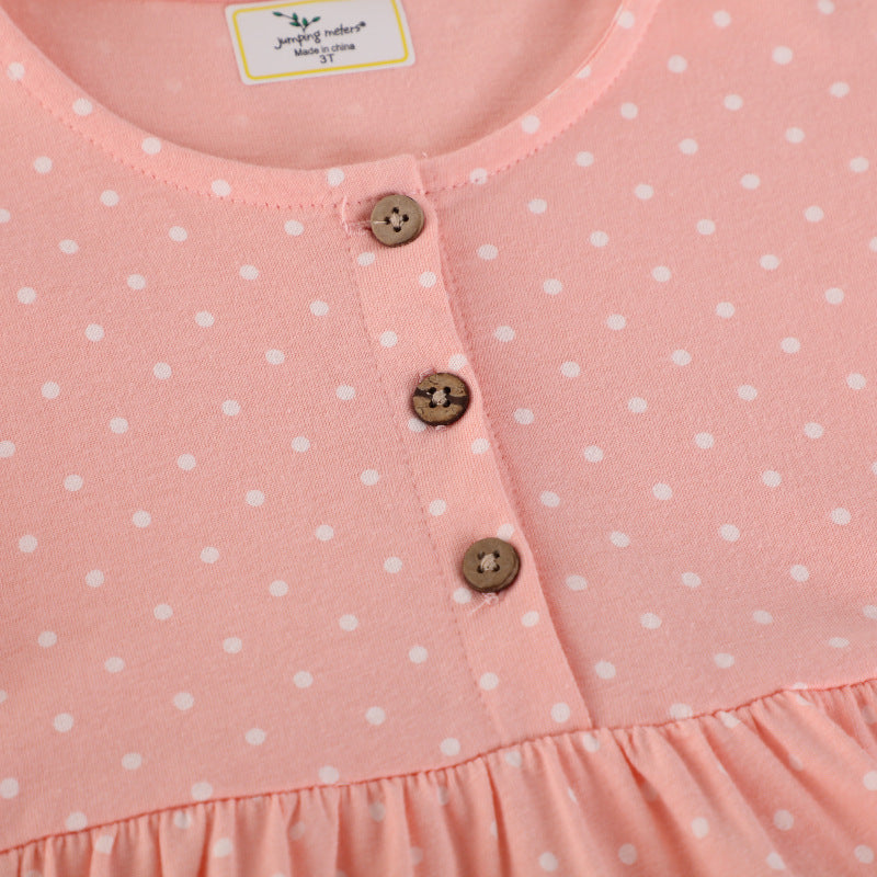 Mädchen Kleid mit niedlichem Hasenmotiv