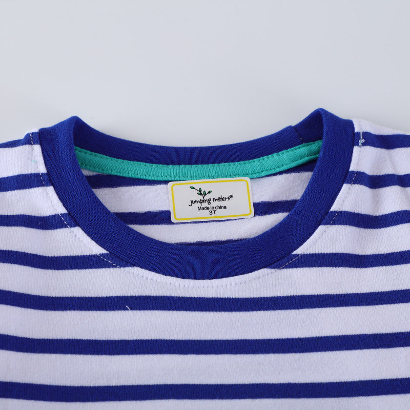 Unisex Baumwoll-T-Shirt mit buntem Baustellenmotiv