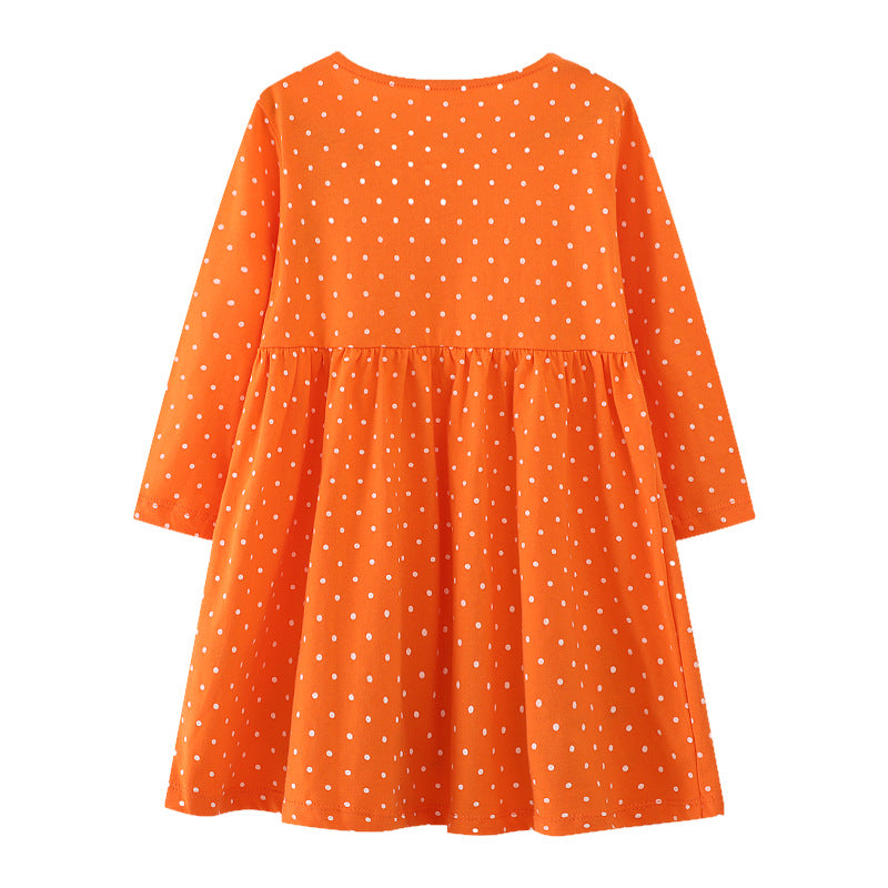 Kleines Mädchen Langarmkleid