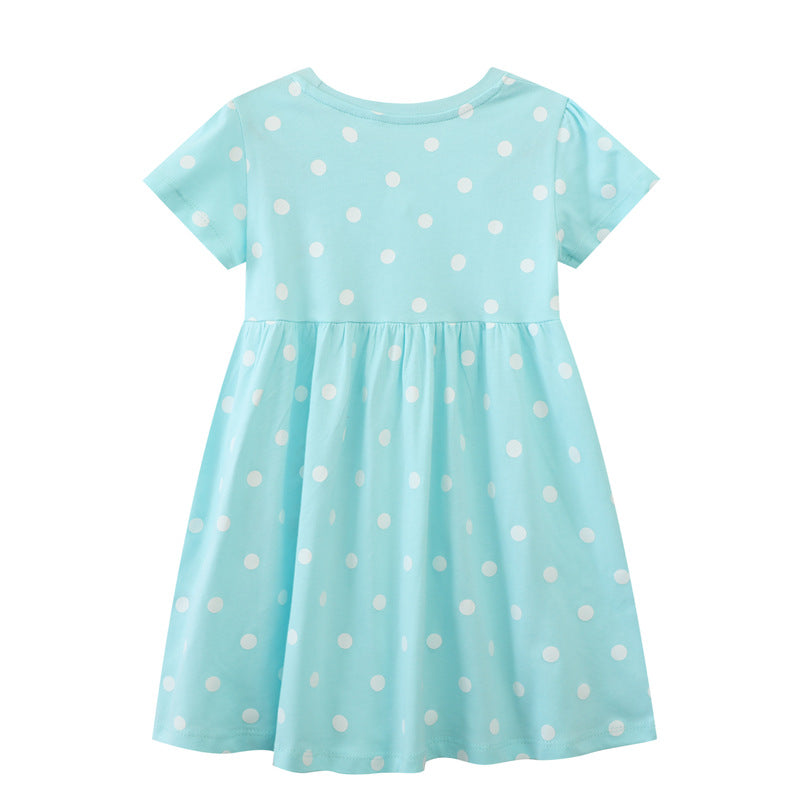 Mädchen Sommerkleid mit bezauberndem Eiskreisll
