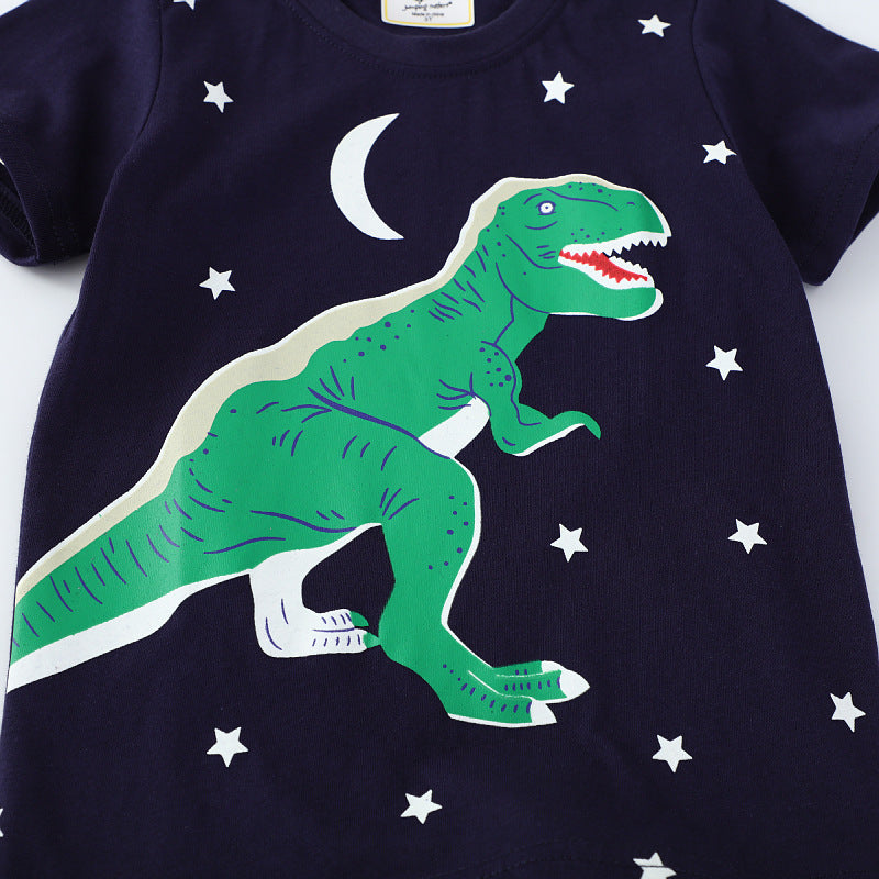 Jungen T-Shirt mit kreativem Dinosaurier-Motiv  1784092377