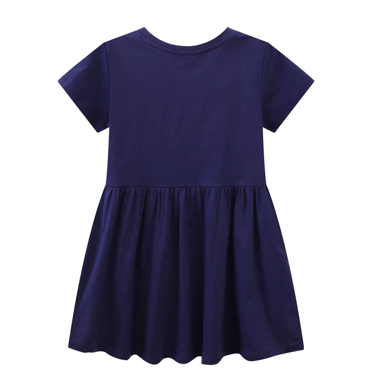 Mädchen Baumwollkleid mit zauberhaften Einhorn- und Blumendesigns