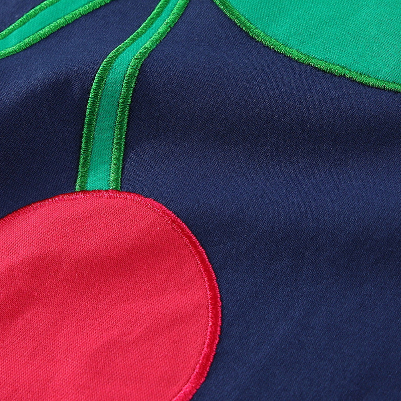 Mädchen Freizeitkleid mit fröhlichem Kirschdesign
