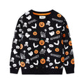 Kinder Sweatshirt mit gruseligem Halloween-Motiv