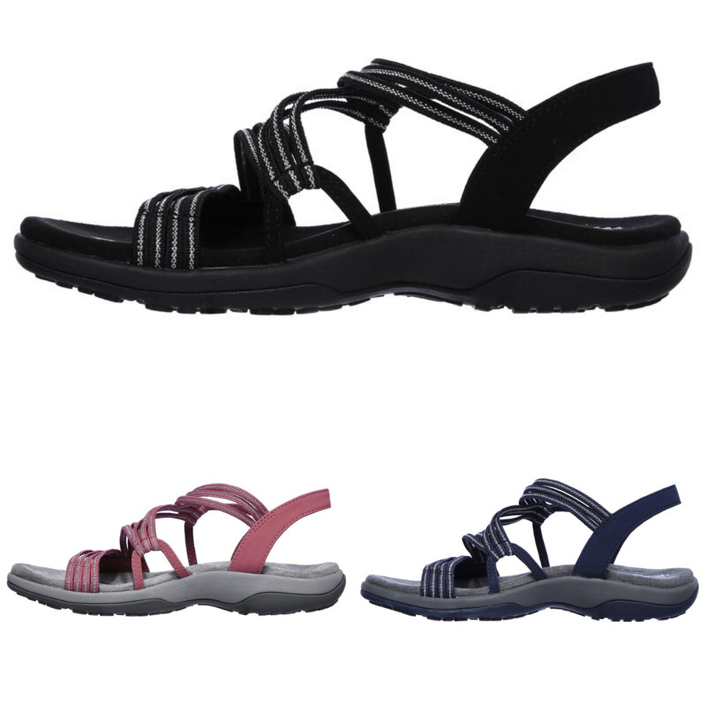 Selmira | Sandalen Slipper Fußgewölbeunterstützung Sportsandalen Damensandalen